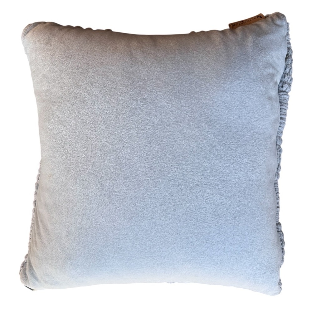 Koolaburra by UGG Grey Margo Knit Throw Pillow 20x20 - Picture 2 of 4